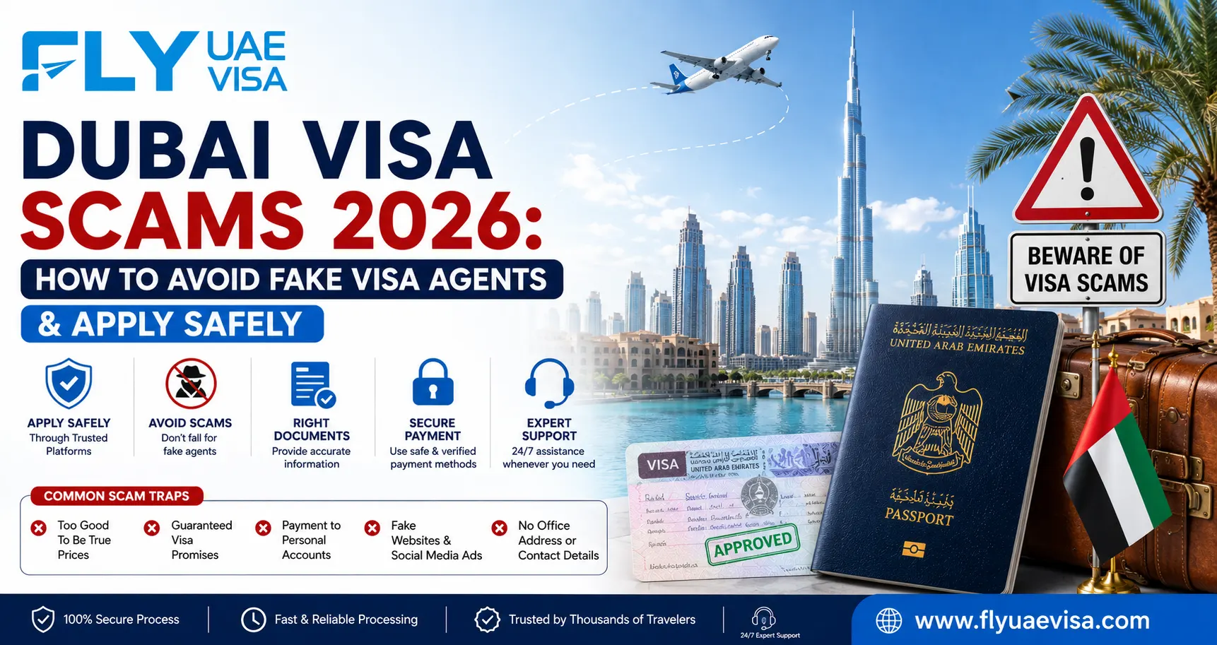 Dubai Visa Scams 2026: How to Avoid Fake Visa Agents & Apply Safely