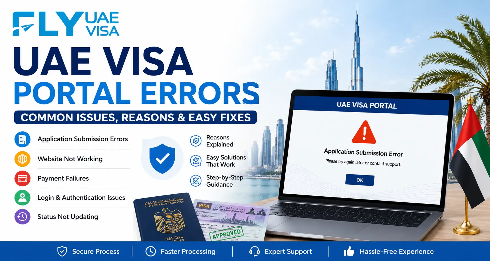 UAE Visa Portal Errors: Common Issues, Reasons & Easy Fixes (2026 Guide)