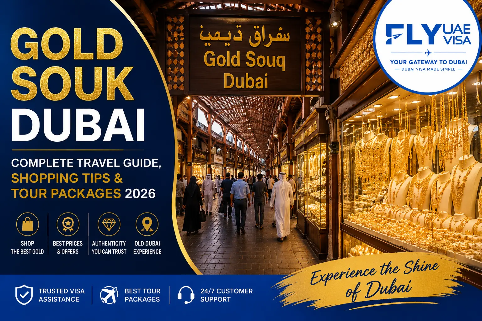 Gold Souk Dubai 2026: Complete Travel Guide, Shopping Tips & Tour Packages